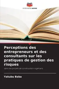 Perceptions des entrepreneurs et des consultants sur les pratiques de gestion des risques - Baba Yakubu