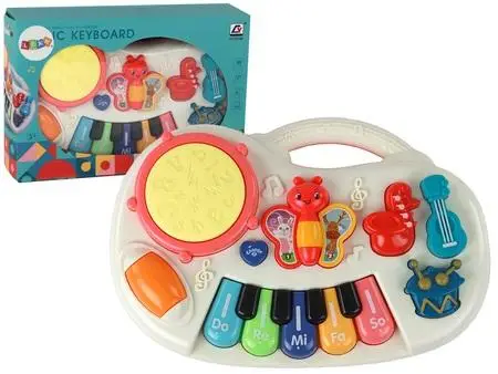 Pianinko edukacyjne Motylki - Leantoys