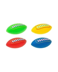 Piłka rugby piszcząca 21cm MIX - Tullo