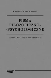 Pisma filozoficzno-psychologiczne - Edward Abramowski