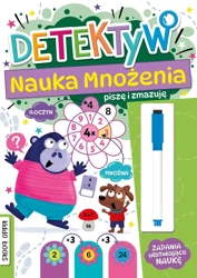 Piszę i zmanuję. Detektyw.  Nauka mnożenia - Opracowanie zbiorowe