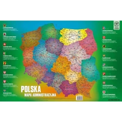 Plansza na biurko Mapa Polski 550x365 mm - GDD