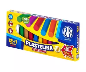 Plastelina 12+1 kolorów ASTRA - ASTRA papiernicze