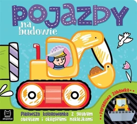 Pojazdy na budowie.. kolorowanka z grubym obrysem - Agnieszka Bator