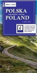 Polska mapa drogowa 2024/2025 1:800 000 - praca zbiorowa