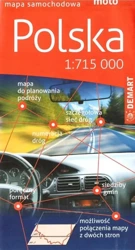 Polska - mapa samochodowa 1:715000 - Opracowanie zbiorowe