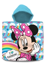 Poncho kąpielowe Minnie 120x60 cm MN-242P - Kids Euroswan