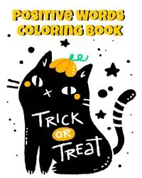 Positive Words Coloring Book - Spooky Boo