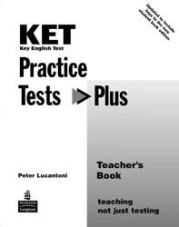 Practice Tests Plus KET TB - Peter Lucantoni