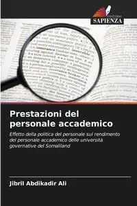 Prestazioni del personale accademico - Ali Abdikadir Jibril