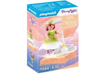 Princess Magic 71364 Niebiański tęczowy bączek z księżniczką - Playmobil