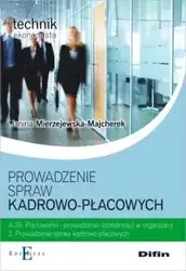 Prowadzenie spraw kadrowo-płacowych A.35.2 - Janina Mierzejewska-Majcherek