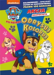 Psi Patrol. Odrysuj koloruj. Cztery łapy w akcji! - Opracowanie zbiorowe