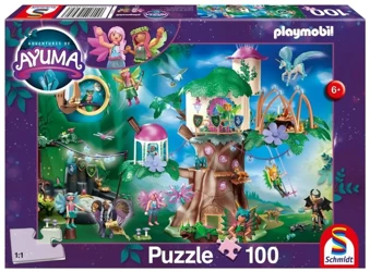 Puzzle 100 Playmobil Adventures of Ayuma - Schmidt