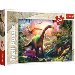 Puzzle 100 Świat dinozaurów TREFL