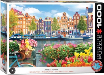 Puzzle 1000 Amsterdam, Netherlands 6000-5865 - Eurographics