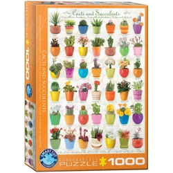 Puzzle 1000 Cacti & Succulents 6000-0654 - Eurographics