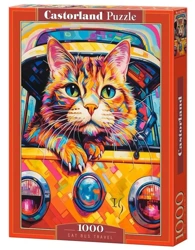 Puzzle 1000 Cat Bus Travel CASTOR - Castorland