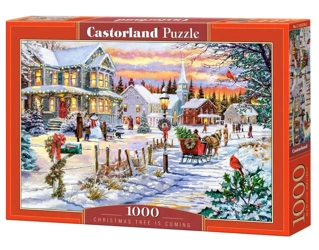 Puzzle 1000 Christmas Tree is Coming - Castorland