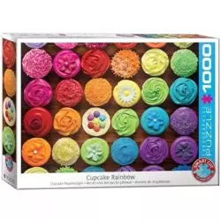 Puzzle 1000 Ciastka w kolorze tęczy - Eurographics
