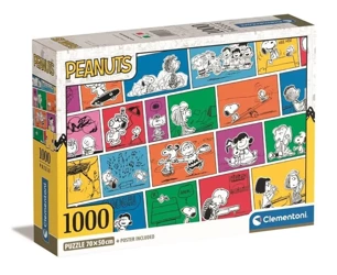 Puzzle 1000 Compact Peanuts - Clementoni