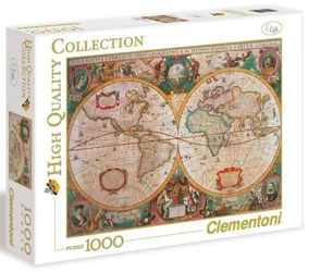 Puzzle 1000 HQ Old Map - Clementoni