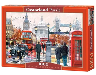 Puzzle 1000 London Collage CASTOR - Castorland