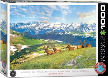 Puzzle 1000 Mountain Elks 6000-5705 - Eurographics