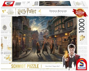 Puzzle 1000 PQ T. Kinkade Harry Potter Ulica pokątna 113473 - Schmidt Spiele Puzzle