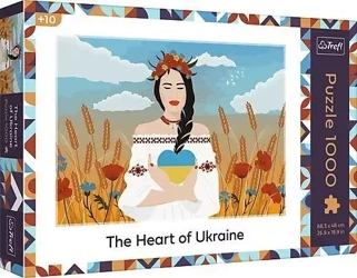 Puzzle 1000 Serce Ukrainy Puzzle ukraińskie