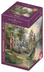 Puzzle 1000 Thomas Kinkade Miasteczko nad rzeką - Schmidt