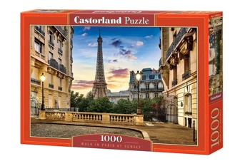 Puzzle 1000 Walk in Paris at Sunset CASTOR - Castorland