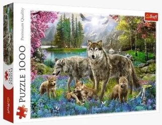 Puzzle 1000 Wilcza rodzina TREFL