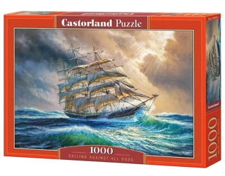 Puzzle 1000 Żegluga wbrew wszystkiemu CASTOR - Castorland