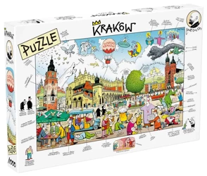 Puzzle 1000 elementów autorstwa Andrzeja Mleczki - Kraków - MDR