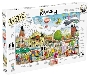 Puzzle 1000 elementów autorstwa Andrzeja Mleczki - Kraków - MDR 38