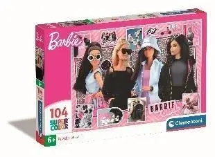 Puzzle 104 Super Kolor Barbie - Clementoni