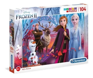 Puzzle 104 Super kolor Frozen 2 - Clementoni