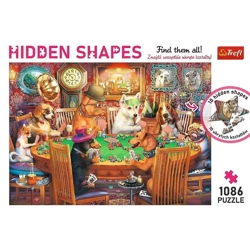 Puzzle 1086 Hidden Shapes - Wieczór gier - Trefl