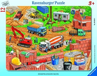 Puzzle 12 Co tu pasuje? Plac budowy - Ravensburger