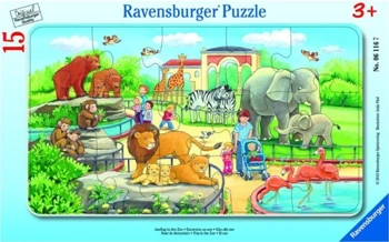 Puzzle 15 Wycieczka do zoo - Ravensburger