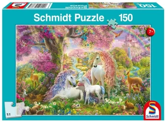 Puzzle 150 Rodzina jednorożców G3 - Schmidt