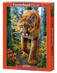 Puzzle 1500 Mountain Lion In The Forest CASTOR - Castorland