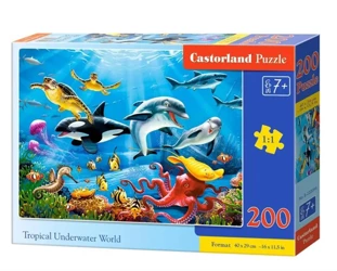 Puzzle 200 Tropical Underwater World CASTOR - Castorland