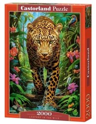 Puzzle 2000 Leopard in the Wild CASTOR - Castorland