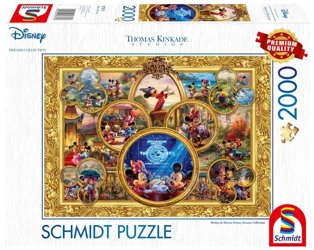 Puzzle 2000 Myszka Miki & Minnie (Disney) G3