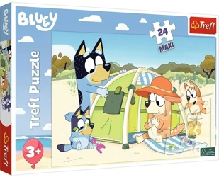 Puzzle 24 Maxi Wspaniały dzień Bluey TREFL