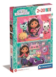 Puzzle 2x20 Super Kolor Gabby's Dollhouse - Clementoni