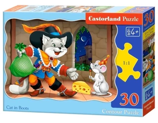 Puzzle 30 Cat in Boots CASTOR - Castorland