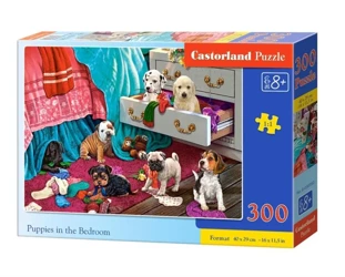 Puzzle 300 Puppies in the Bedroom CASTOR - Castorland